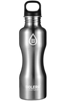 Trinkflasche silber metallic 750 ml